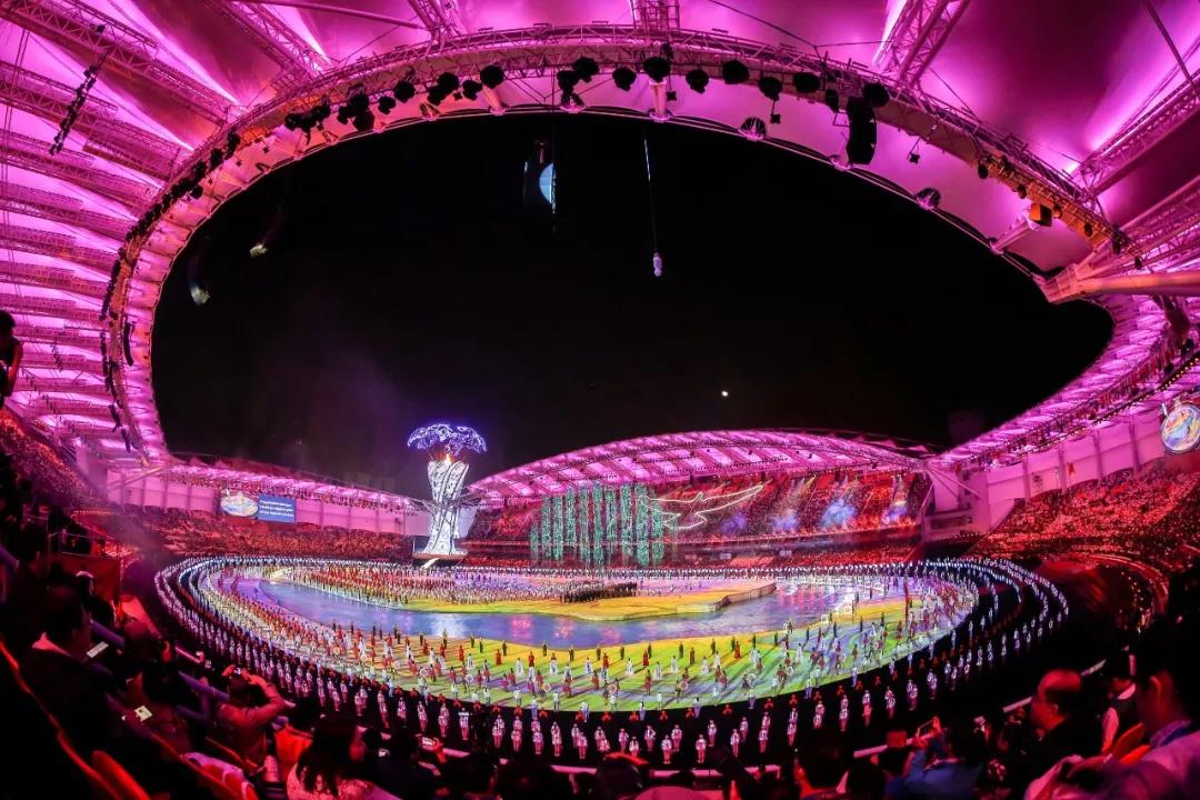 A great successful ending of Wuhan military world games opening ceremony!